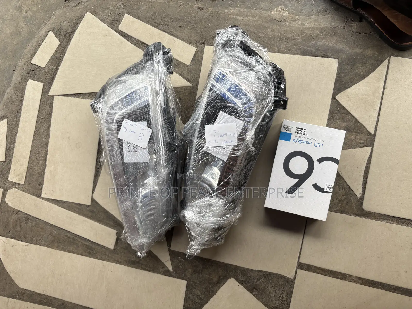 Hyundai Santafe 2013 2014 2015 Fog Light With Led Bulb