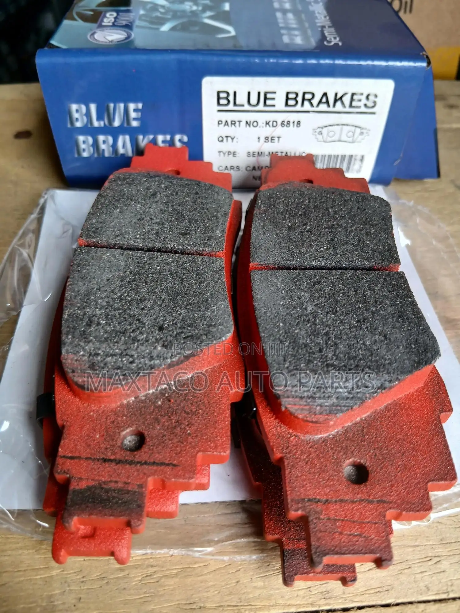 Blue Brakes Kd6818 Semi-Metalic Brake Pad-Rear for Lexus Nx300