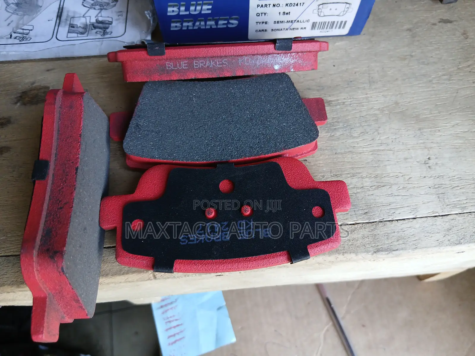 Blue Brakes Kd2417 Semi-Metallic Brake Pad-Rear for Hyundai Sonata