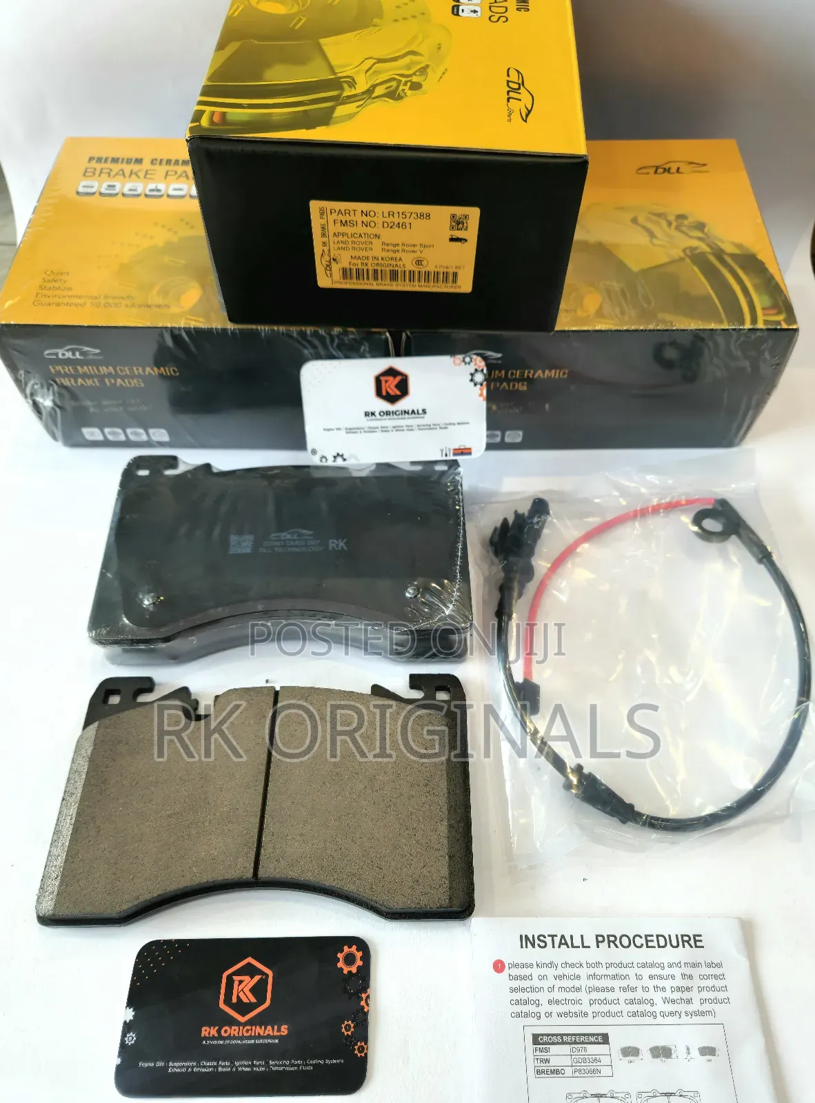 Range Rover Sport 2022-2025 Ceramic Front Brake Pads With Sensors