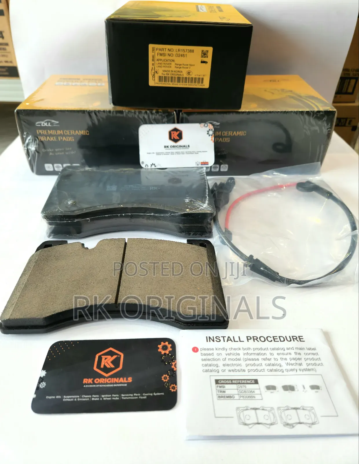 Range Rover Sport 2022-2025 Ceramic Front Brake Pads With Sensors