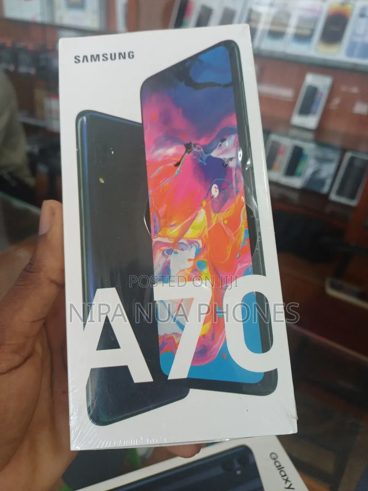 New Samsung Galaxy A70 128 GB Black