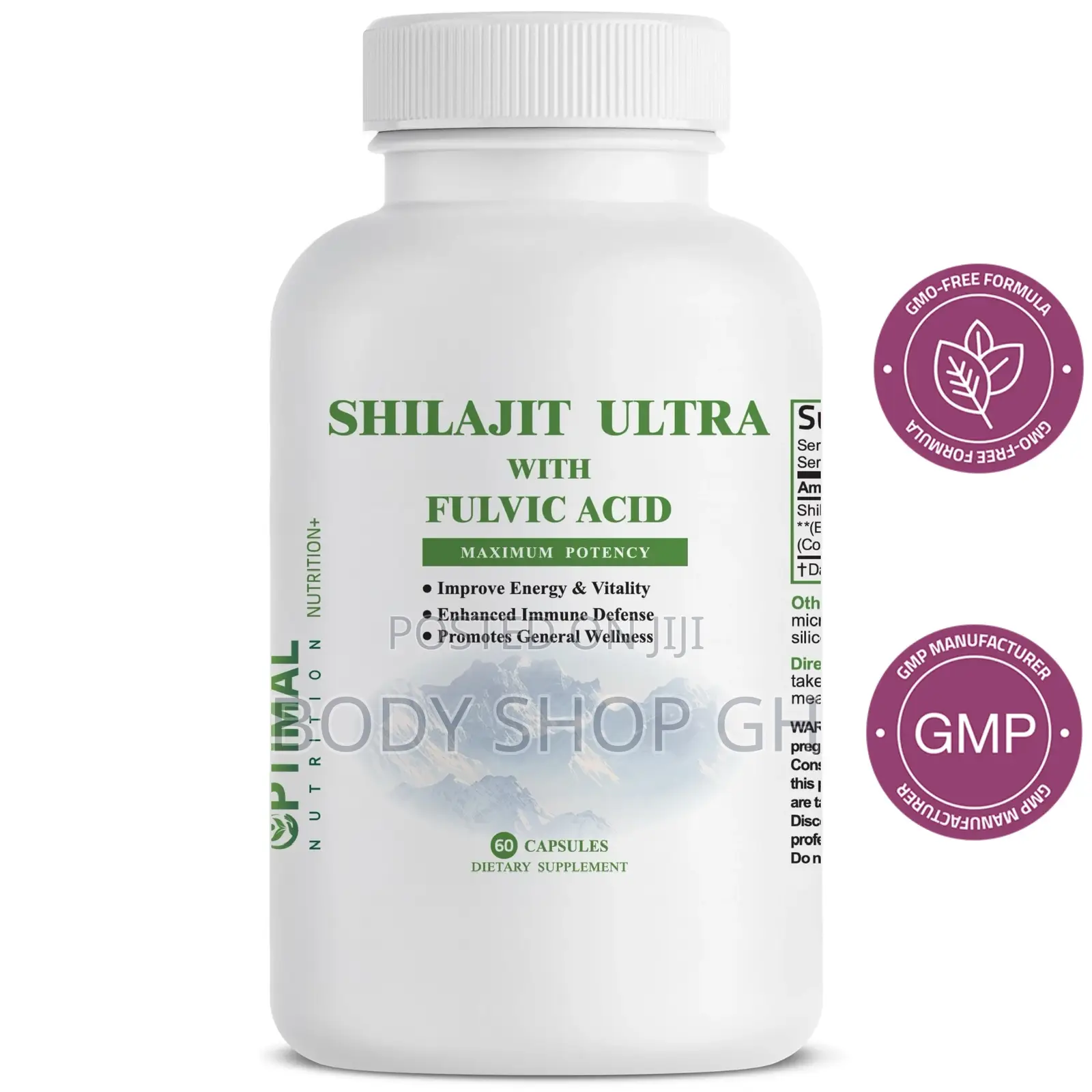 Optimal Potency Shilajit With Naturally Occurring Fulvic Acid