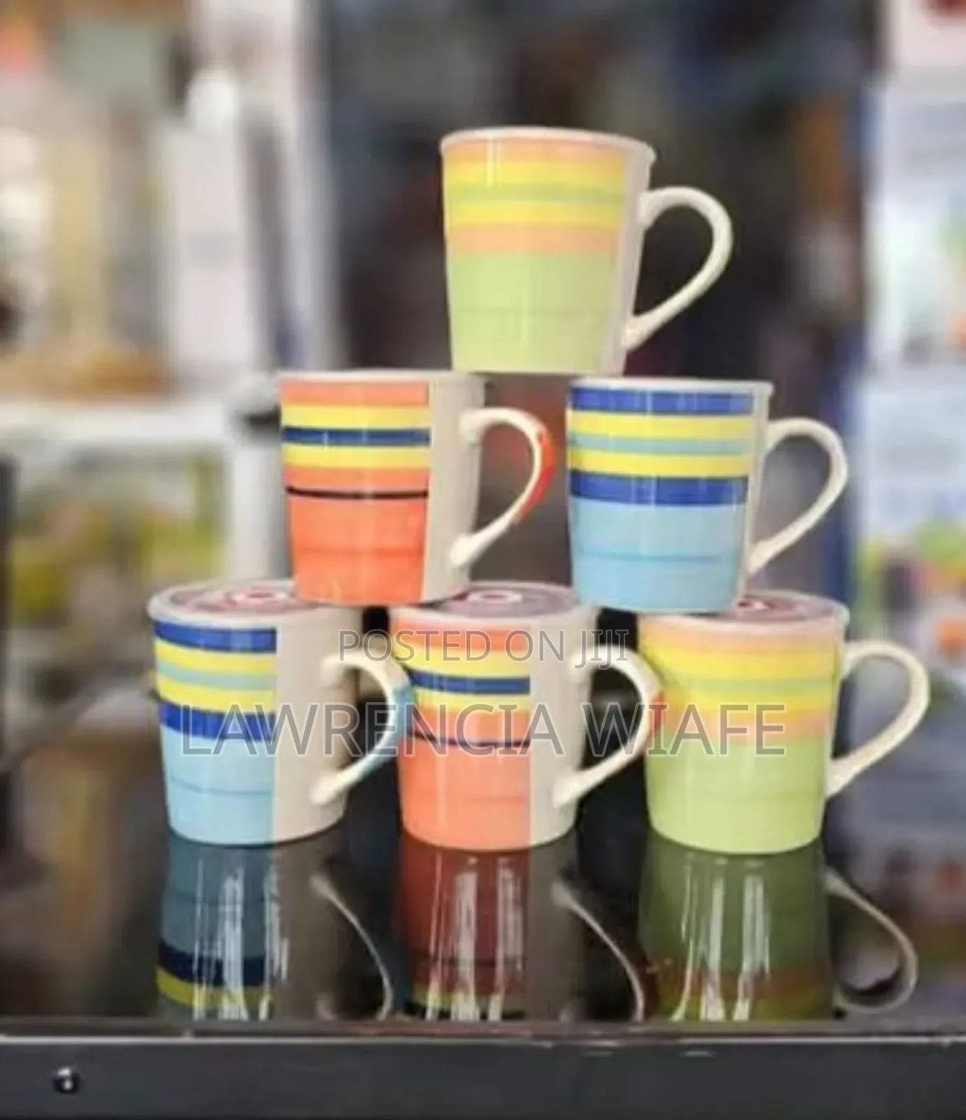 6pcs Mugs With Lid