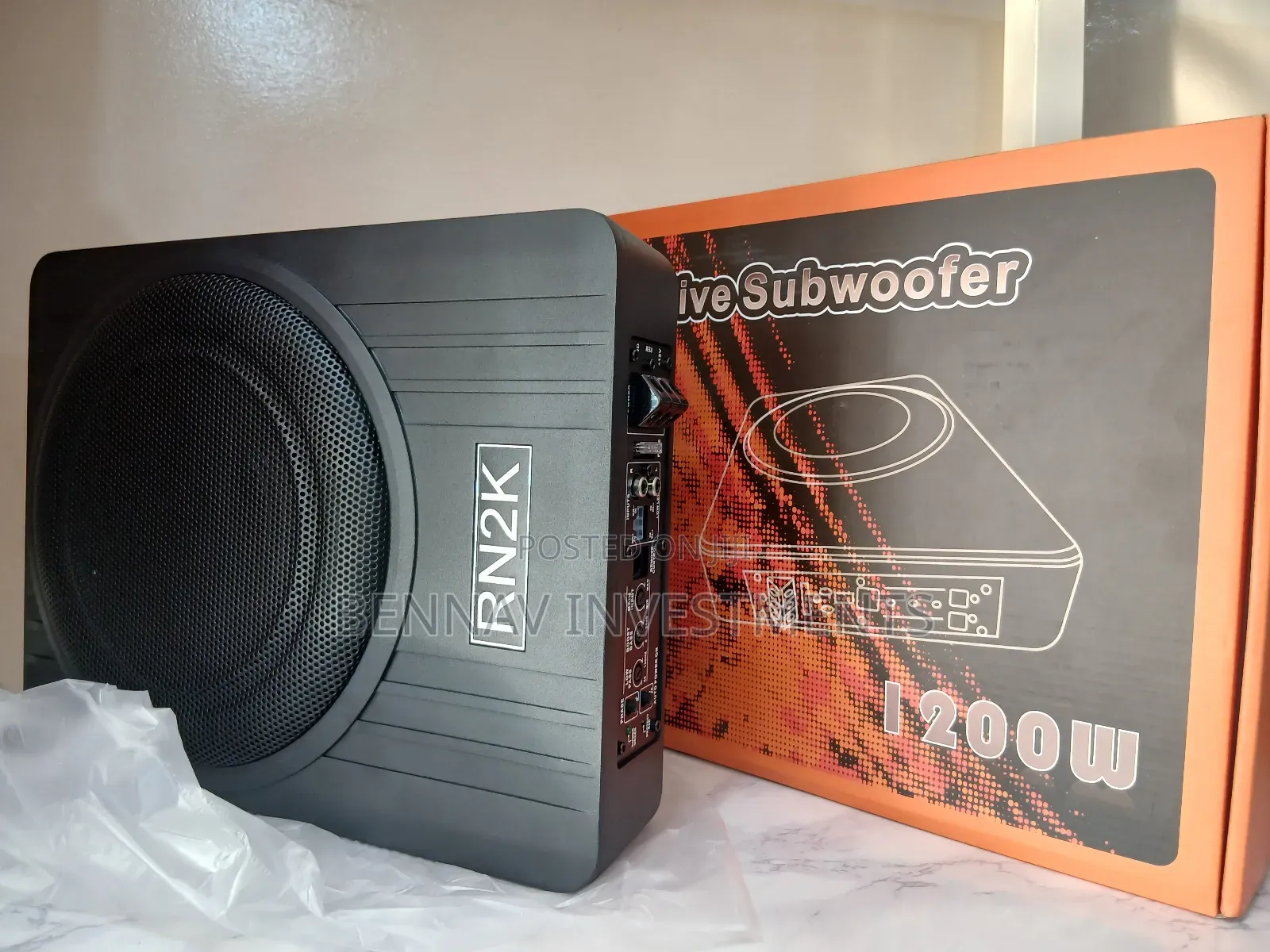 Super Bass Car Under-seat Subwoofer (Flat Subwoofer)
