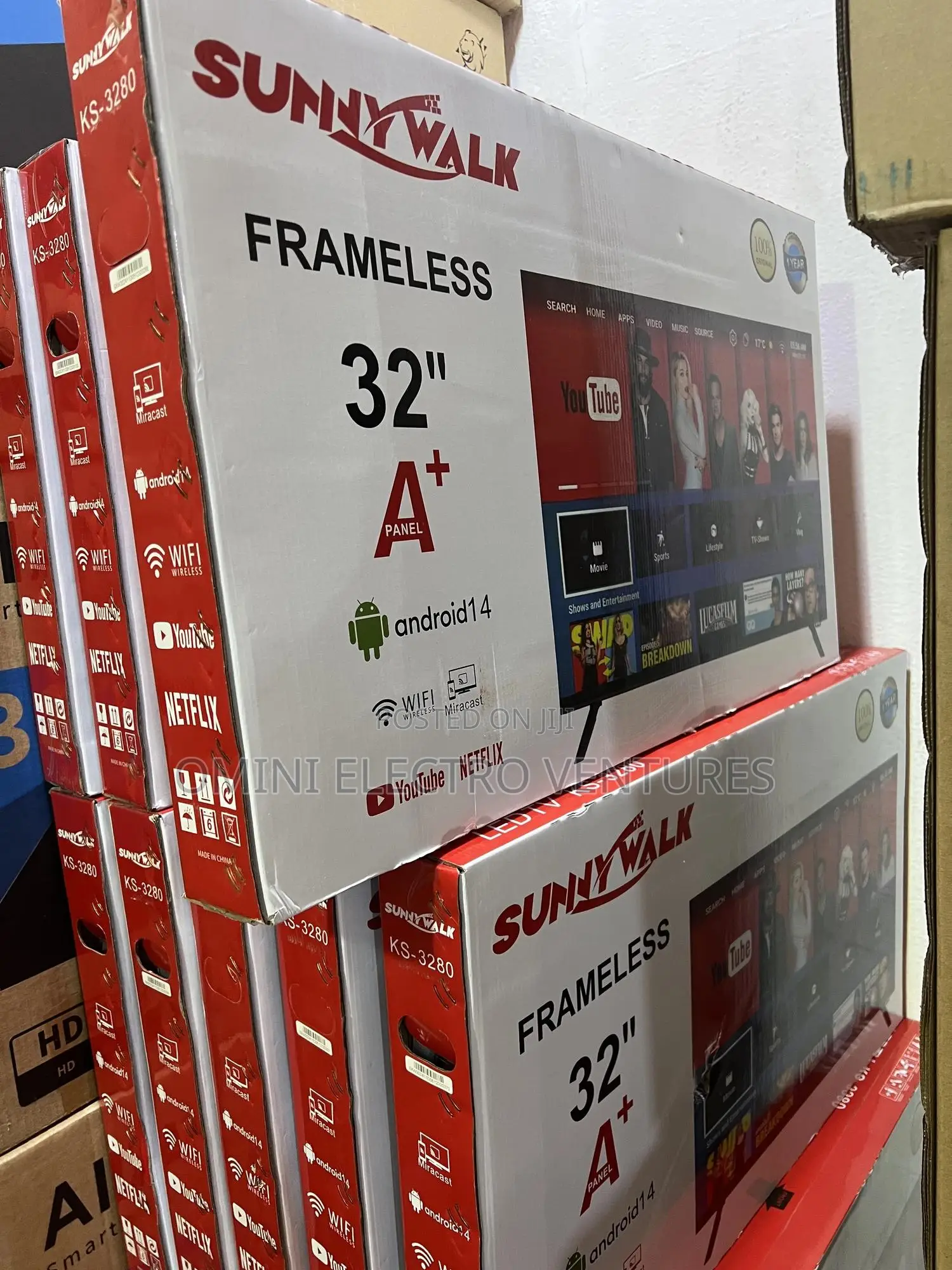 Brand New Sunny 32 Smart Satellite Tv