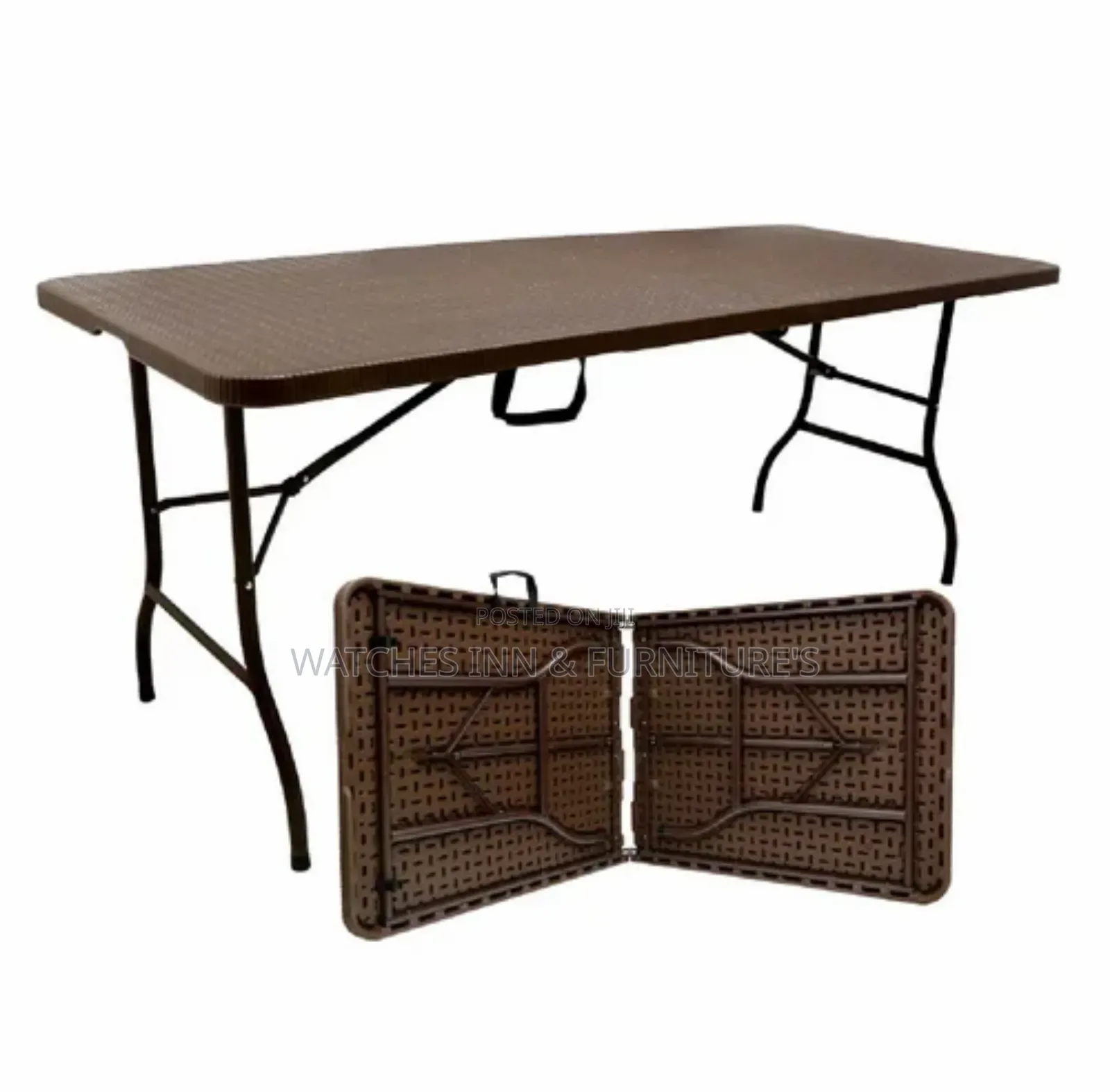 Brown Rattan Event / Party Foldable Table ( Wholesale )