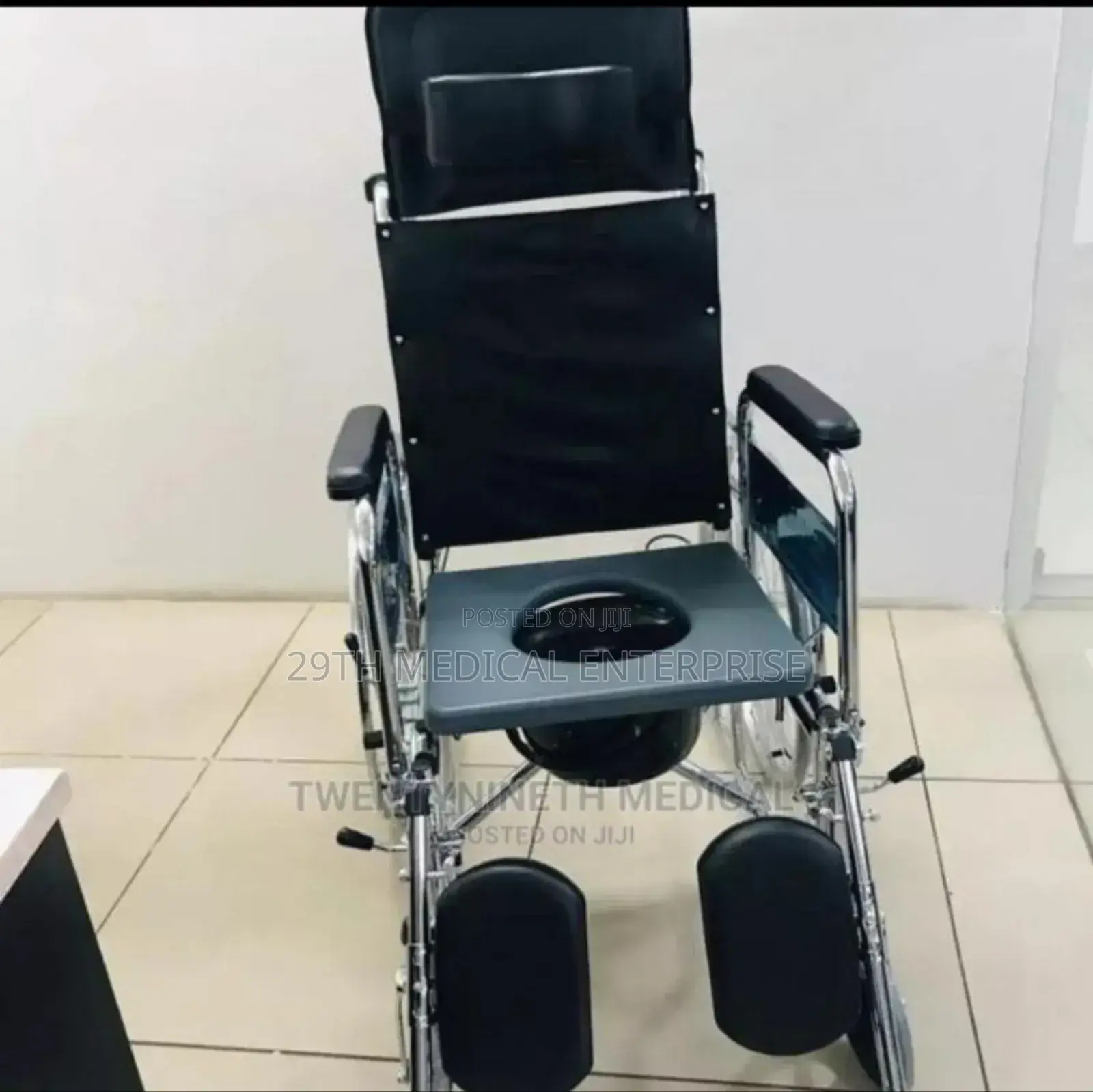 Commode Wheelchair (Long Back)