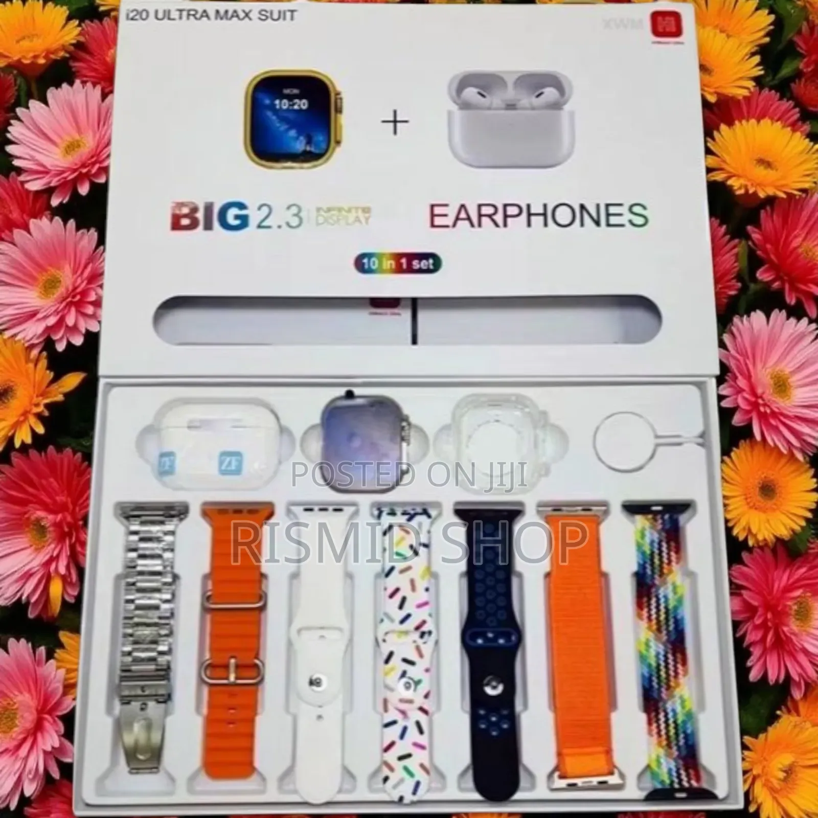 Ultra I20 Ultra Smartwatch 10 in 1 Set (764689)