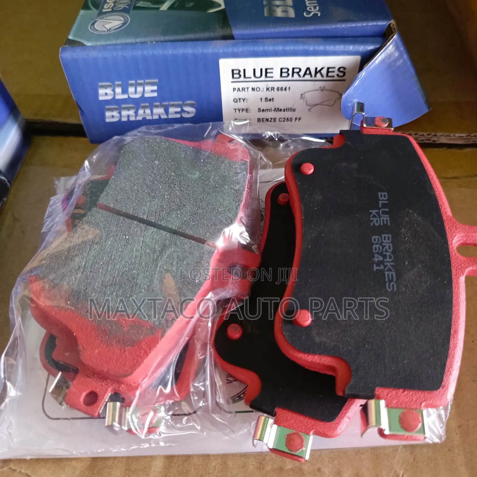 Blue Brakes Kd6641 Semi-Metallic Brake Pad-Front for Mercedes-Benz
