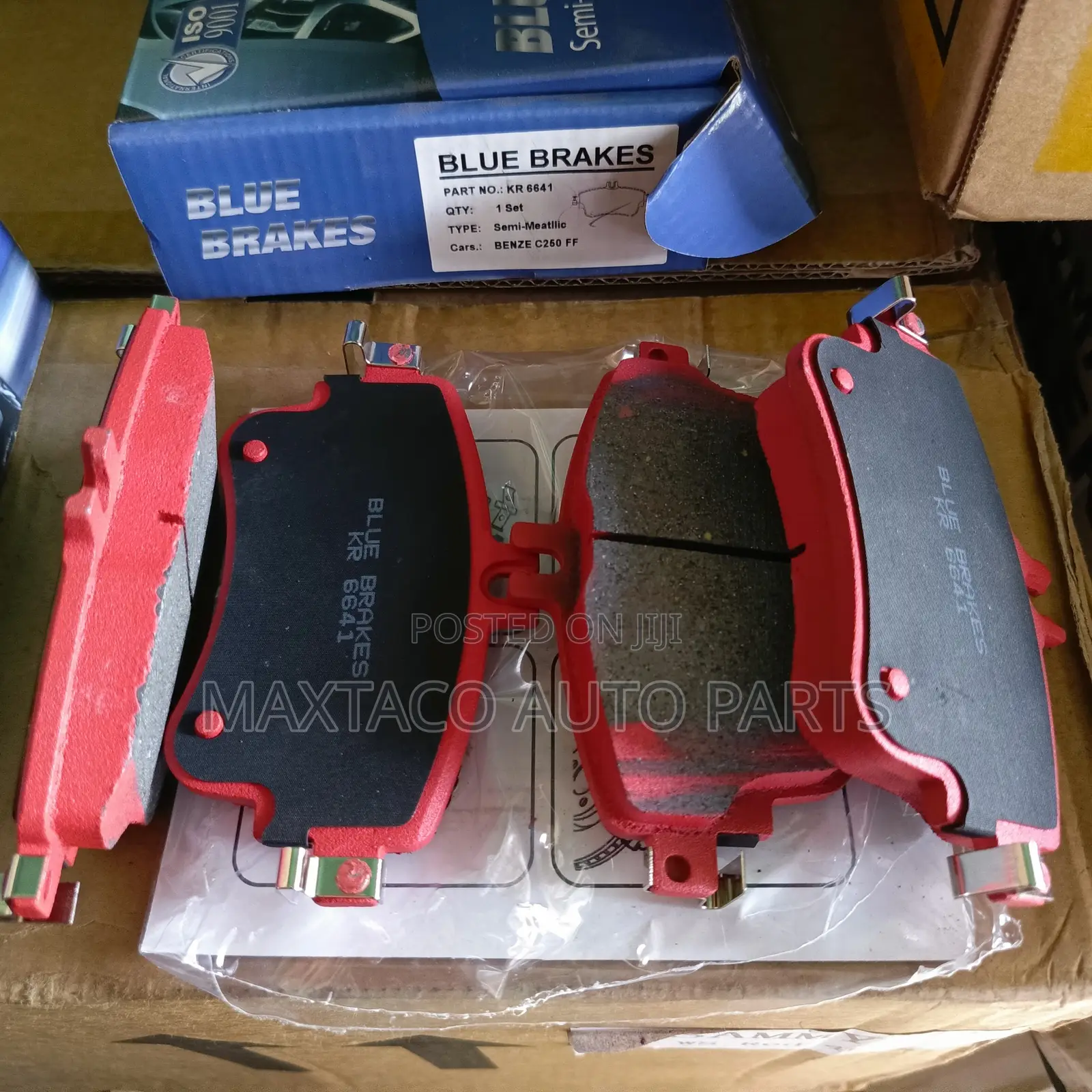 Blue Brakes Kd6641 Semi-Metallic Brake Pad-Front for Mercedes-Benz