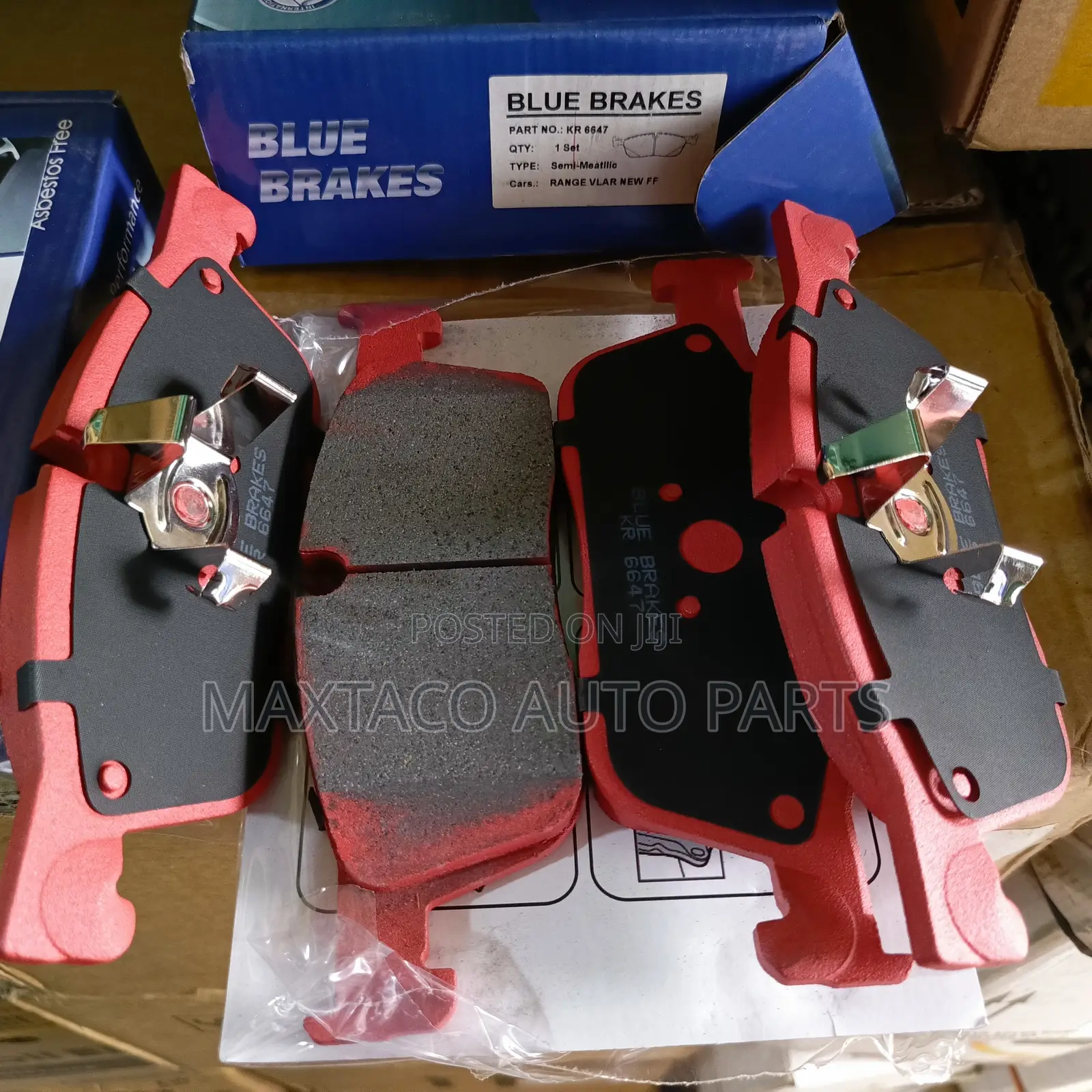 Blue Brakes Kd6647 Brake Pad-Front for Land Rover Range Rover Velar