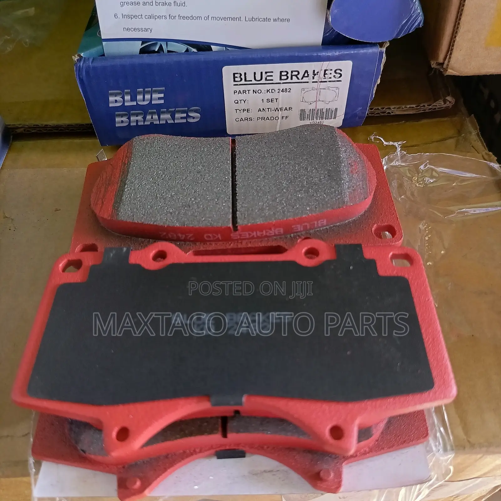 Blue Brakes Kd2482 Brake Pad-Front for Toyota 4runner