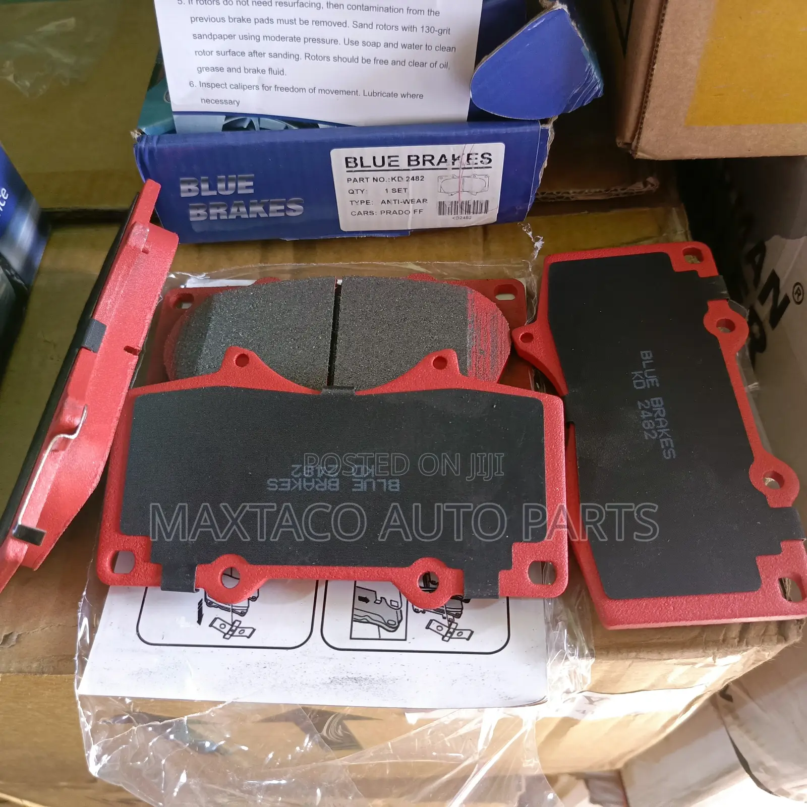Blue Brakes Kd2482 Brake Pad-Front for Toyota 4runner