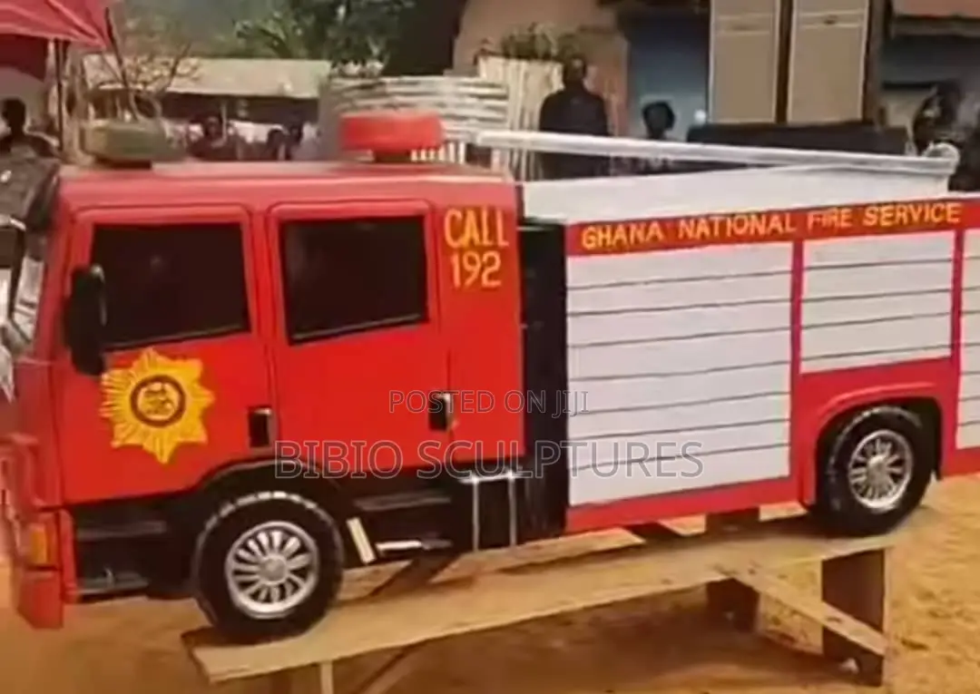 Fire Service Truck Shaped Casket