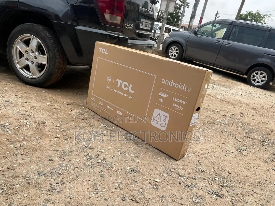 TCL 43′′ Android Tv Smart, Clear, and Connected