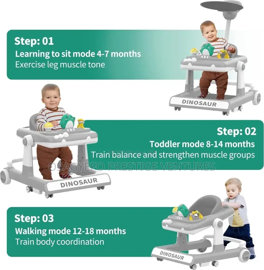 Dinosaur Baby Walker