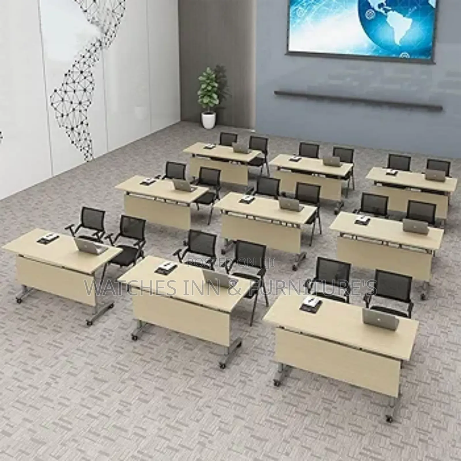 Executive Office Table With 2 Chairs ( for Office , Meeting Set Ups )