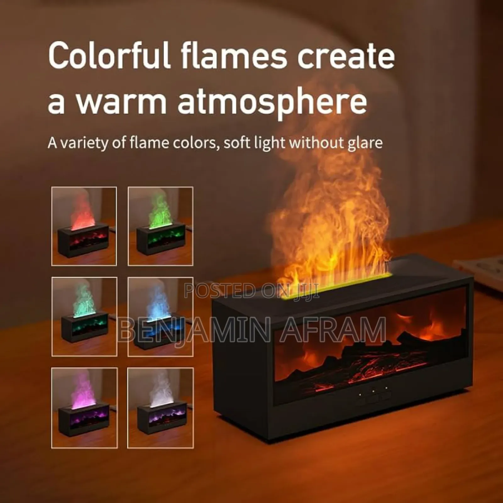Colorful Atmosphere Flames Humidifier