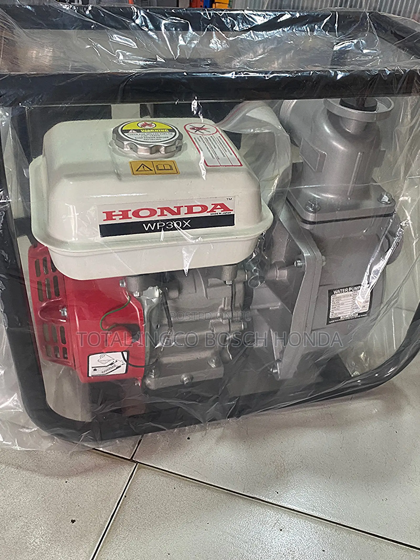 Water Pump Honda 6.5water Pumping Machine With Accessories