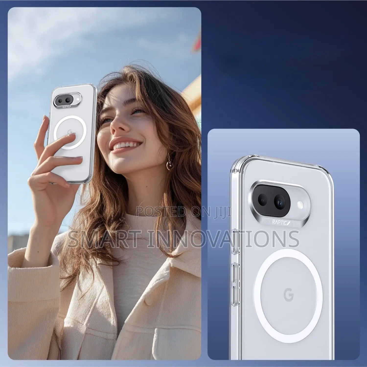 Google Pixel 9a Raptic Air Clear Case
