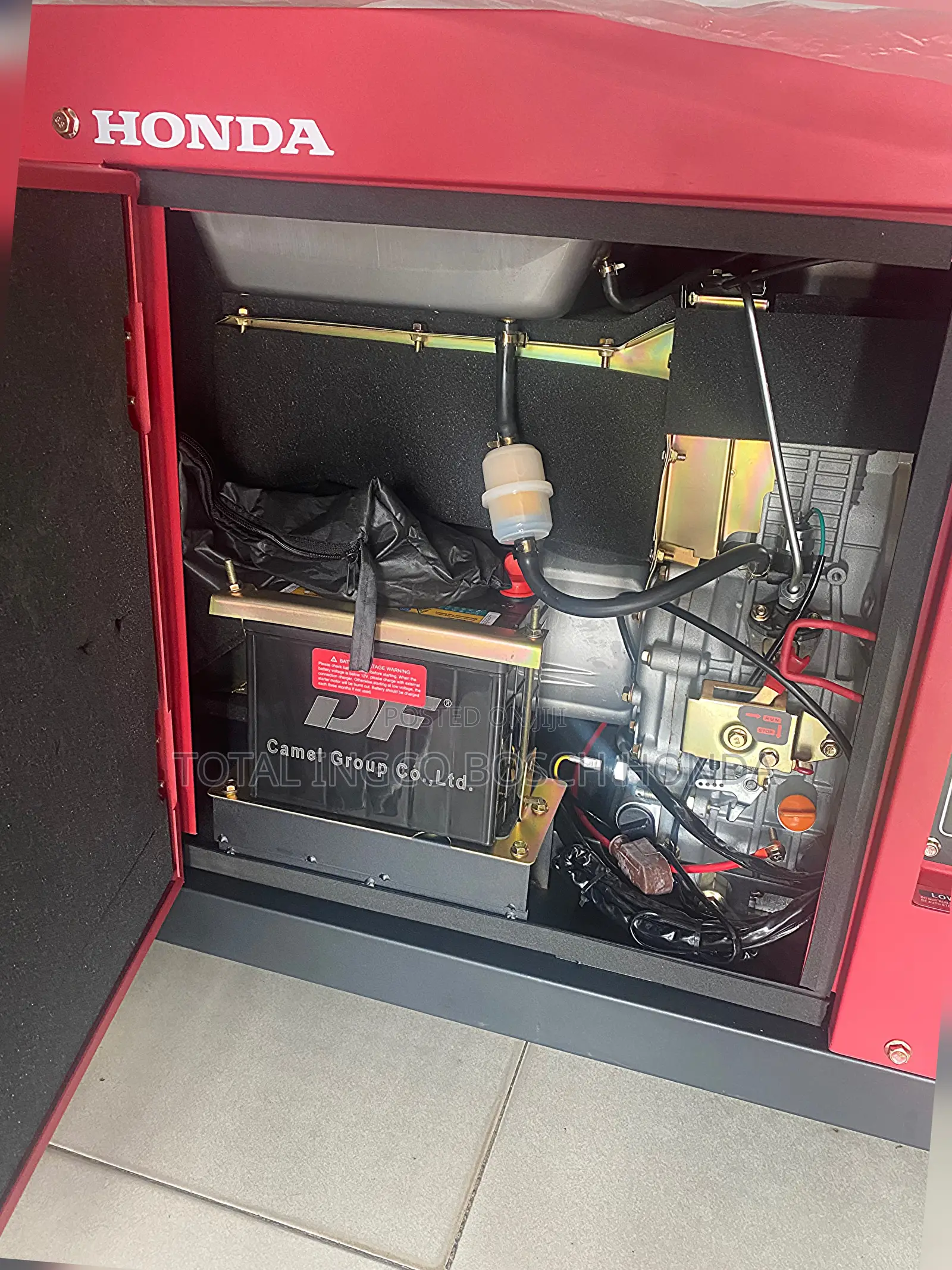 Generator 15kva Honda Desiel + Silent Genset