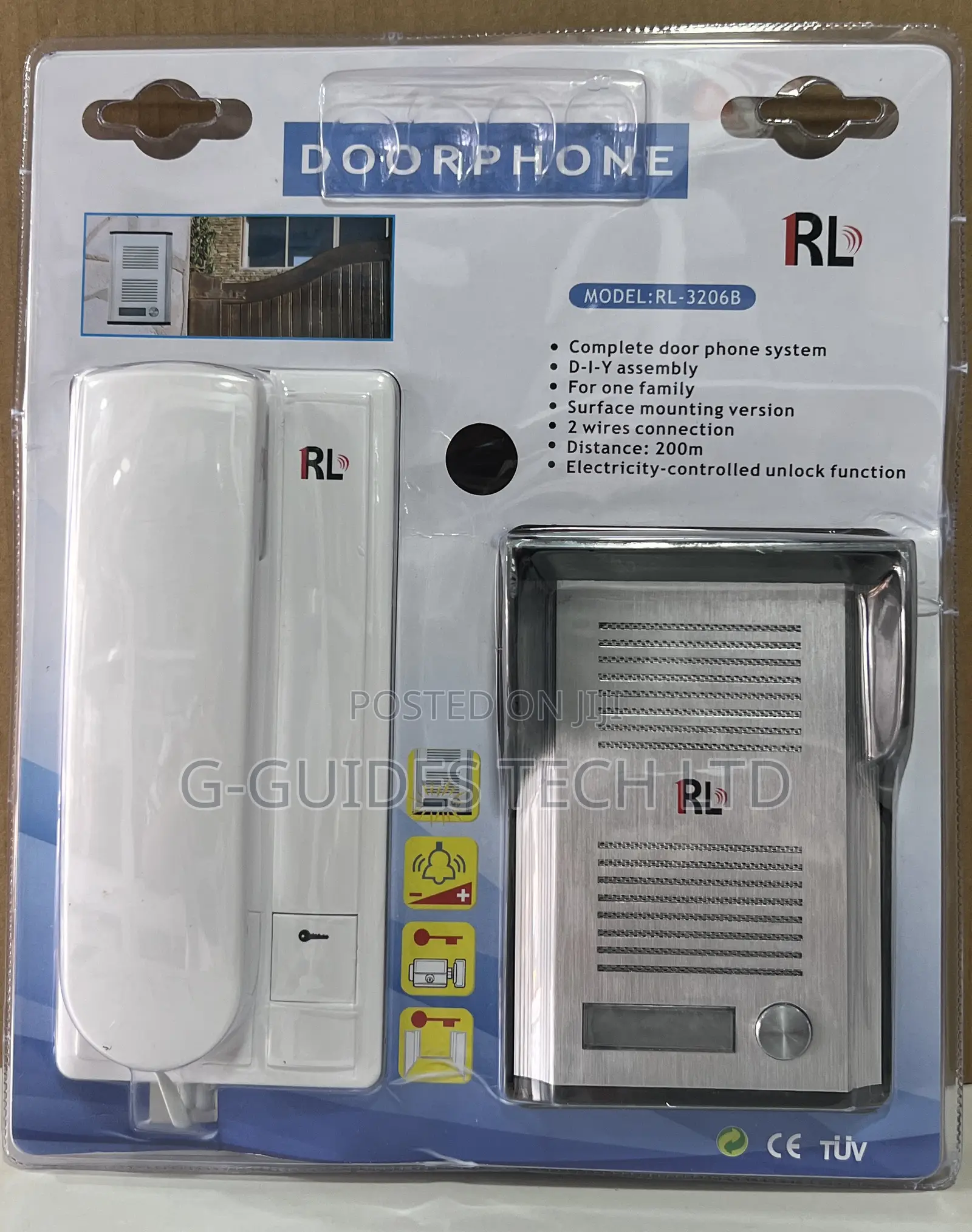 Audio Intercom Doorbell , Rl-3206b Audio Door Phone System