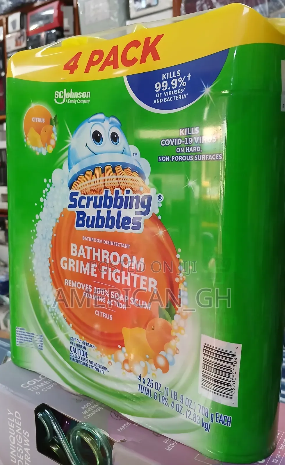 Scrubbing Bubbles Mega Shower Foamer Spray, 708g Each
