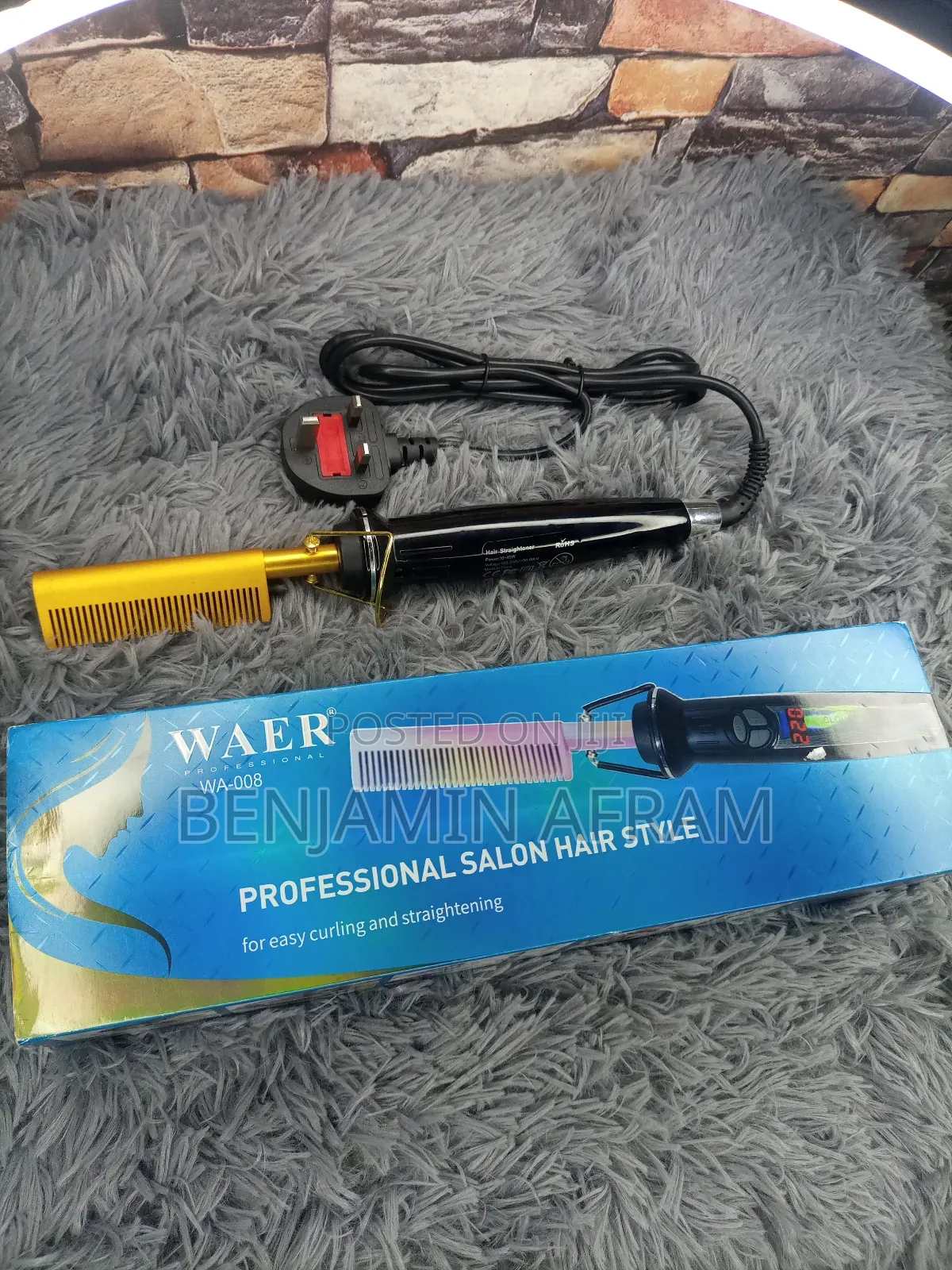 Electric Hair Hot Comb Tool