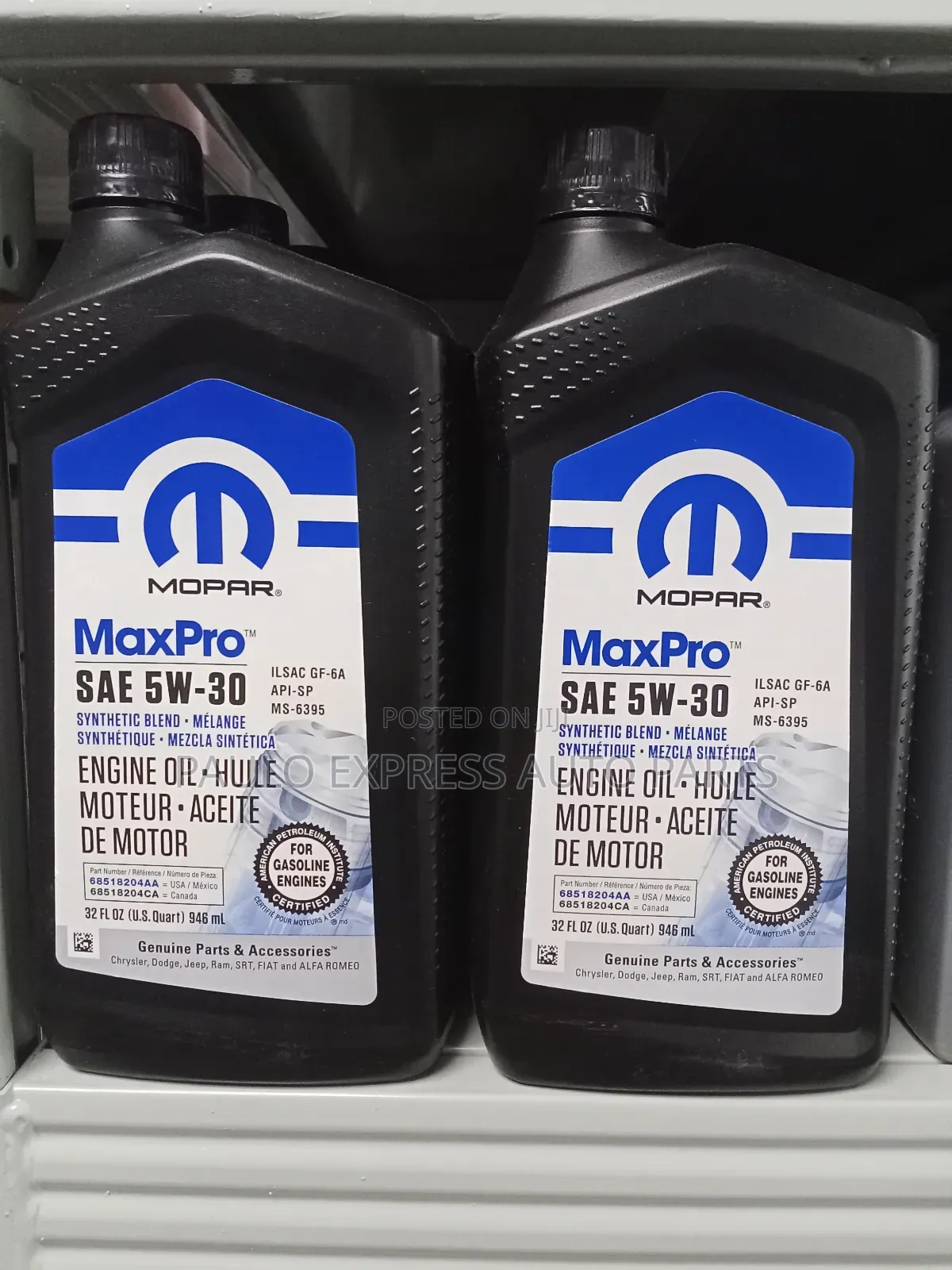 Mopar Maxpro Sae 5w-30 1l Engine Oil