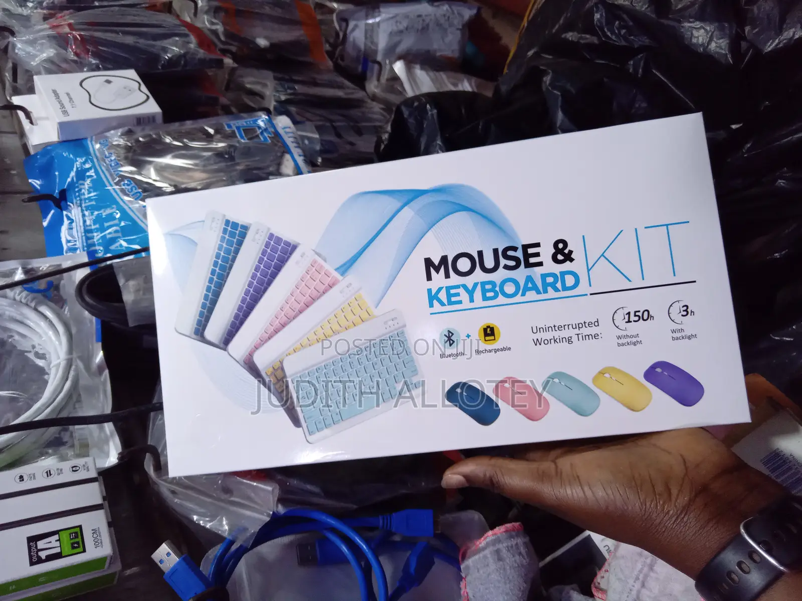 Rechargeable Bluetooth Keyboard and Mouse