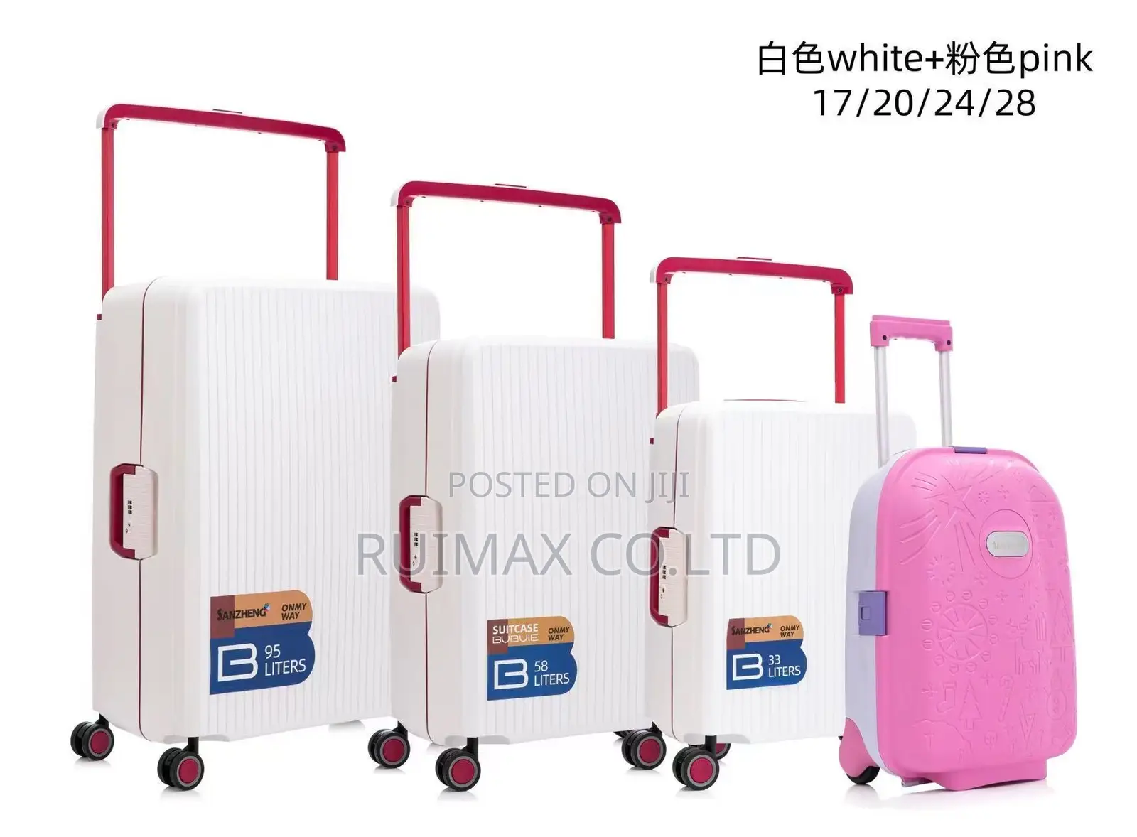 Wide Pull Rod Traveling Bags