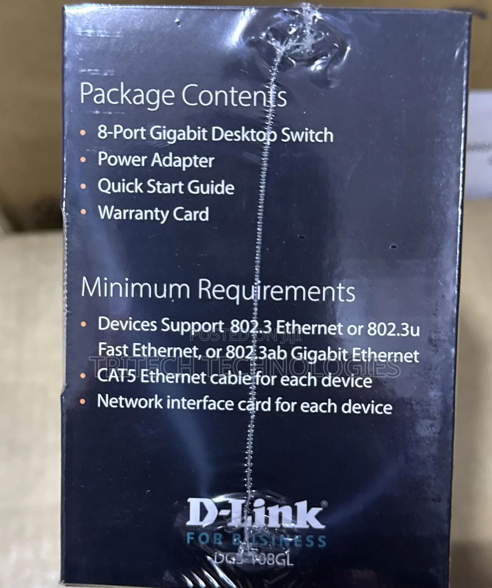 8-Port Gigabit Unmanaged Desktop Switch DGS-108gl