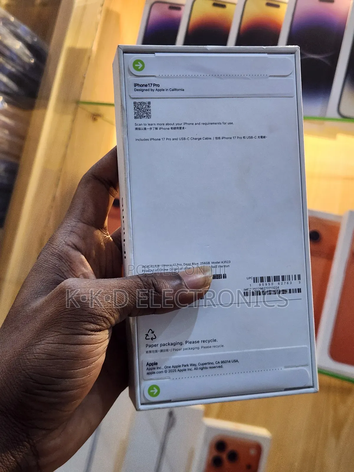 New Apple iPhone 17 Pro 256 GB Purple