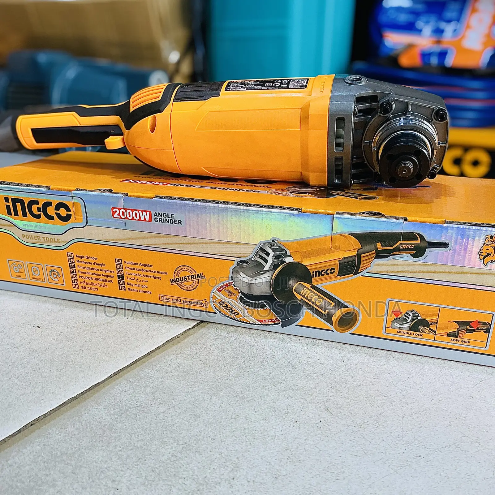 Grinding Machine Angle Grinder Ingco 2000watt Cutting And Grinding