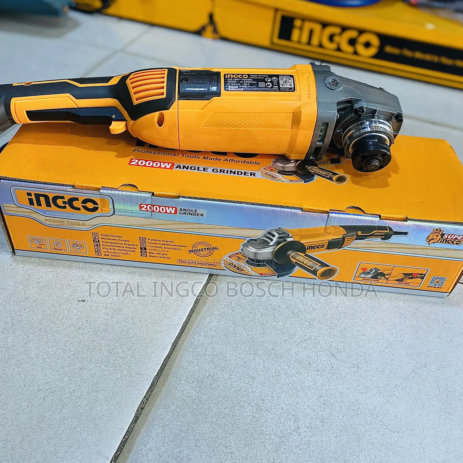 Grinding Machine Angle Grinder Ingco 2000watt Cutting And Grinding