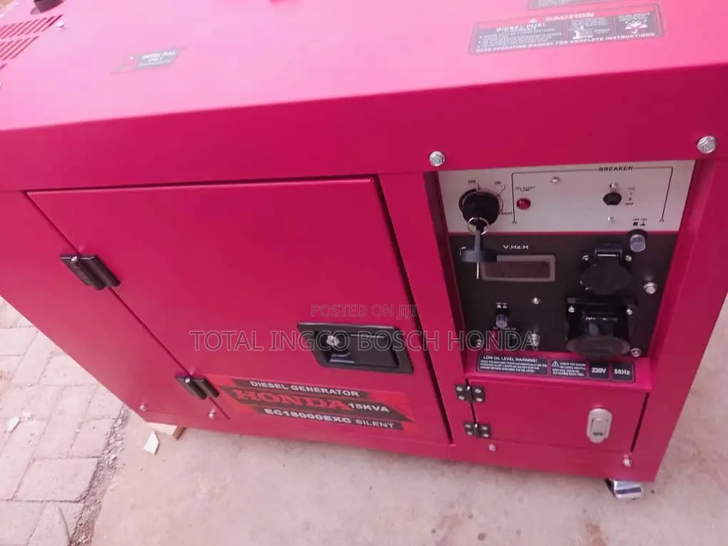 Generator Desiel Generator (Honda 15kva) Silent