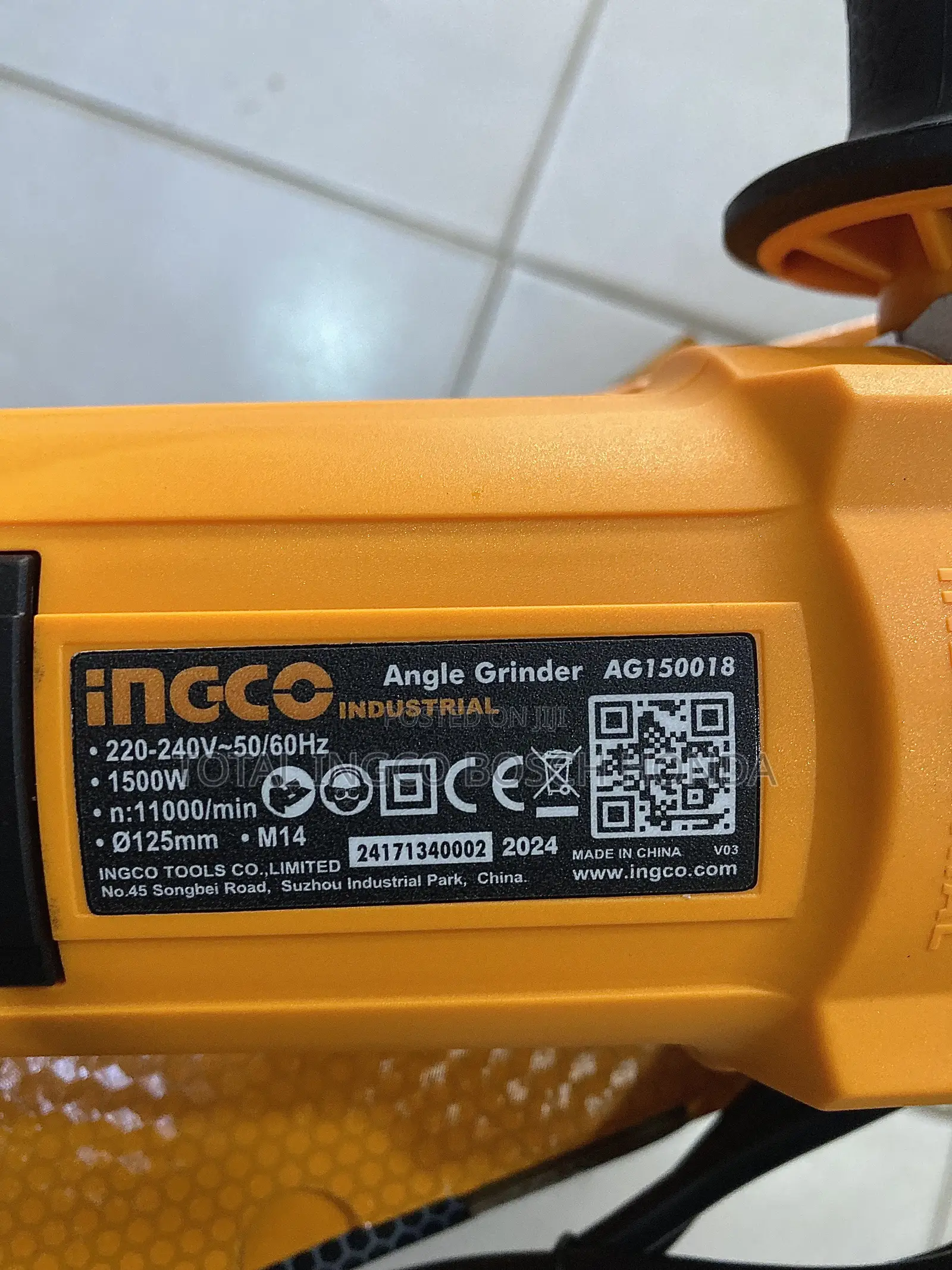 Cutting Machine + 1500watt Angle Grinder Ingco