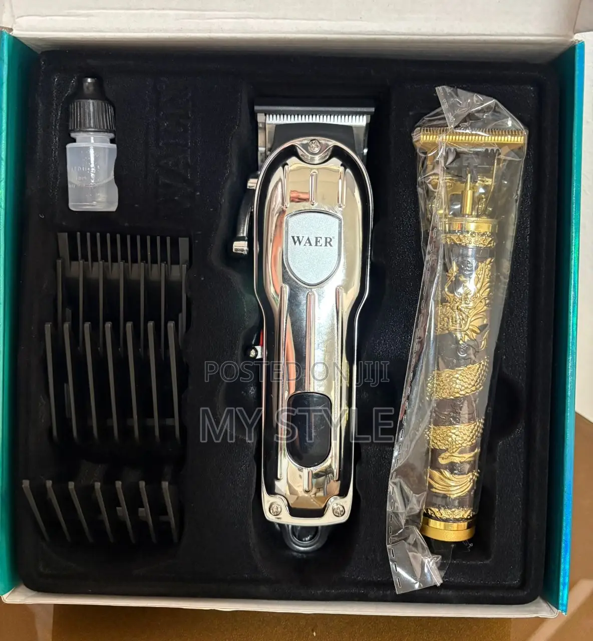 Waer Trimmer and Clipper 2 in 1 Cordless Wa-1941