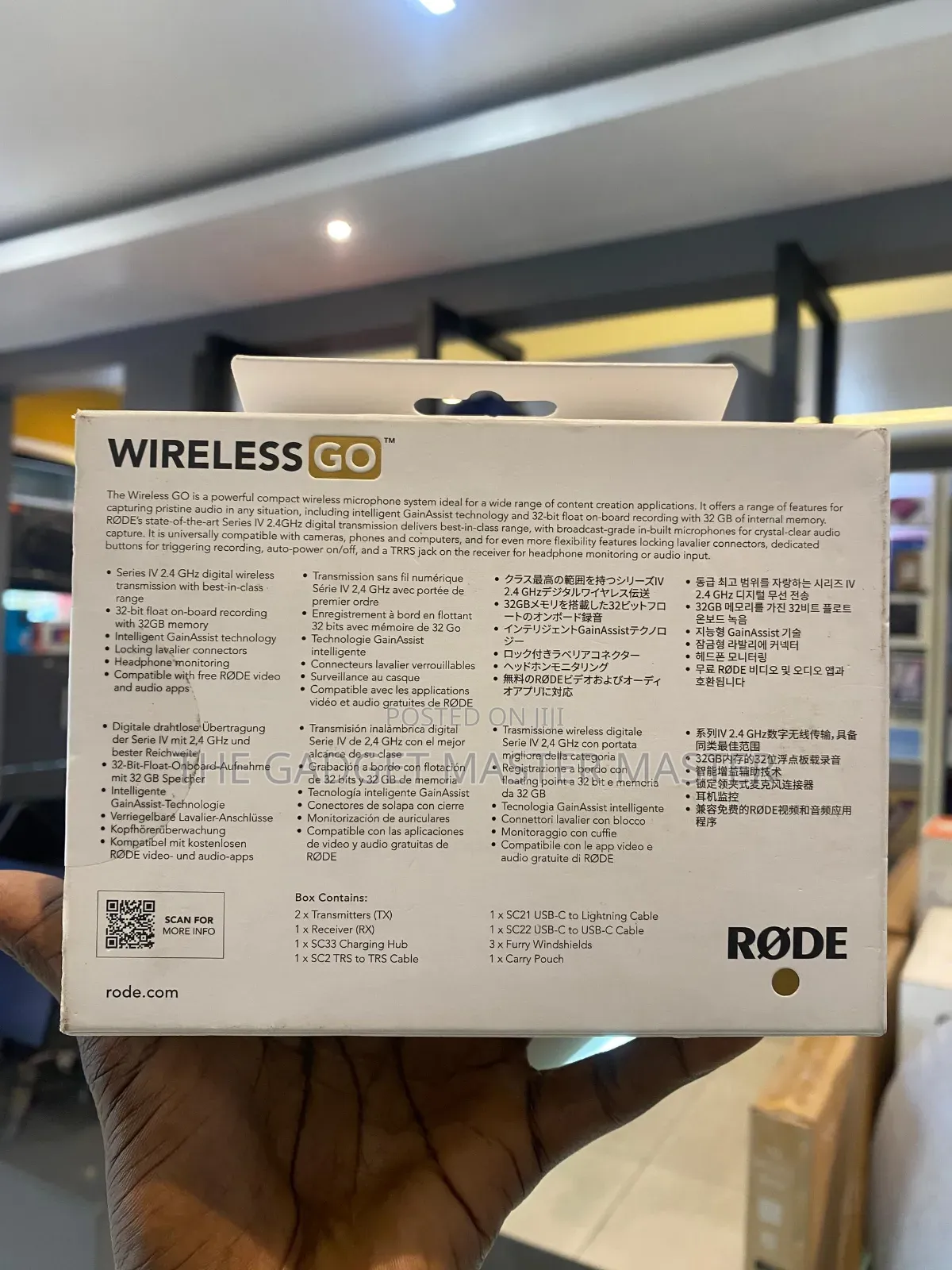 Rode Wireless Go Gen 3 Microphone