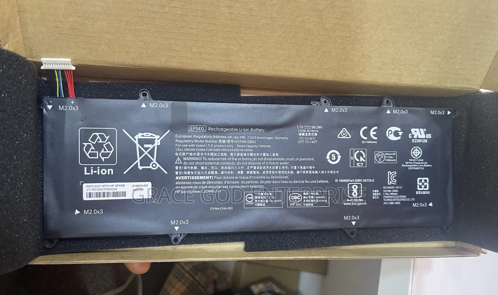 Original Ep04xl Laptop Battery  Hp Elite Dragonfly G1 2019
