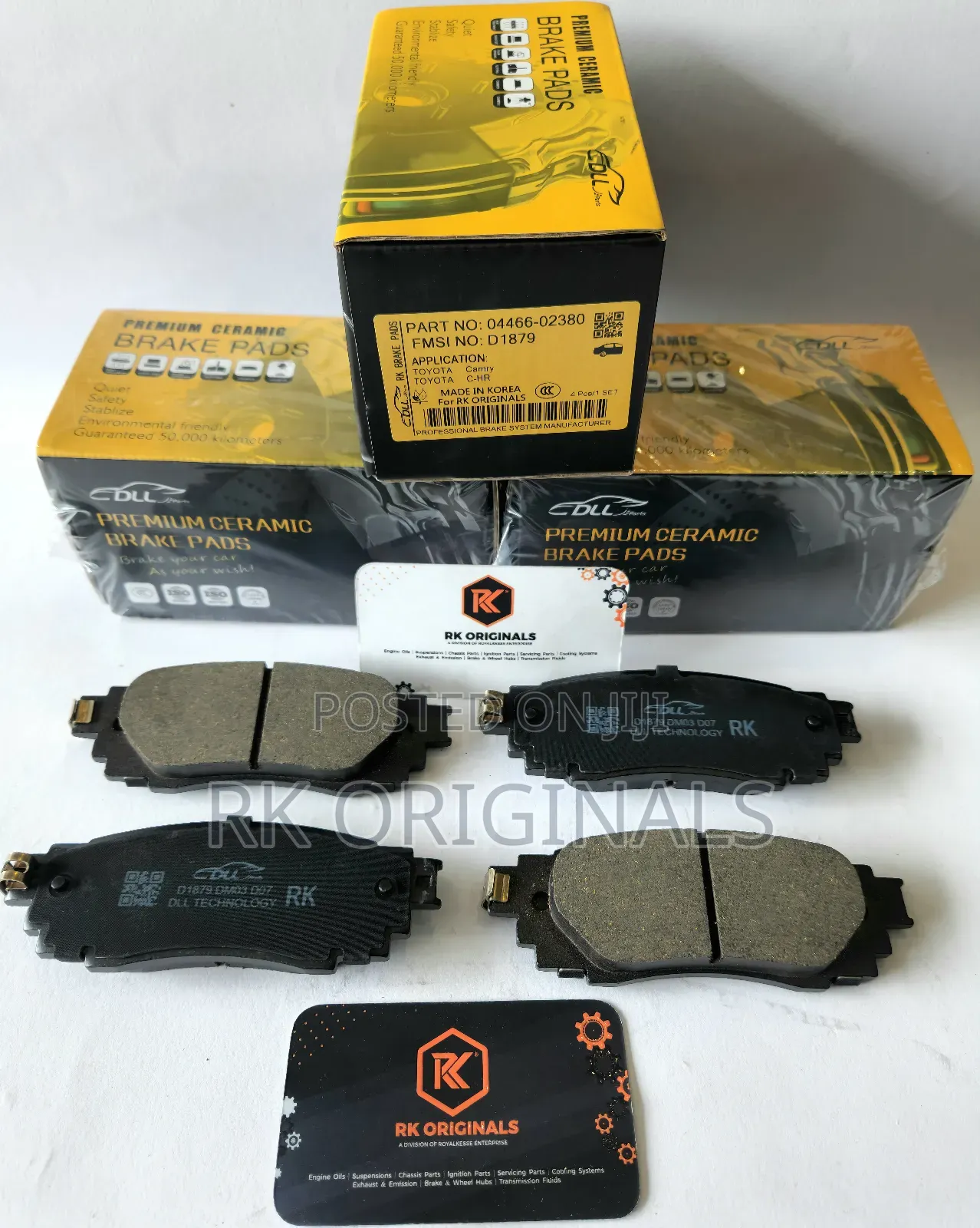 Venza 21-24/Ch-r 18-22/Rav4 19-24/Camry 18-24 Ceramic Rear Brake Pads