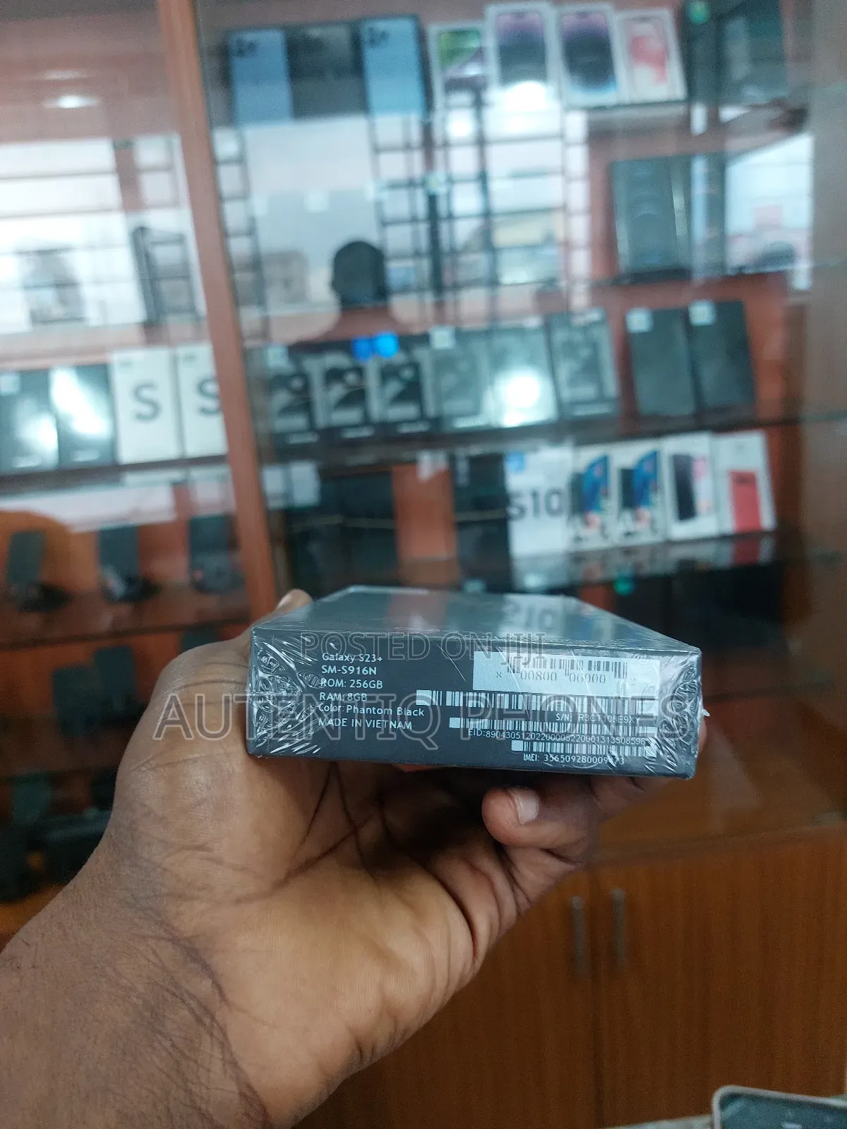 New Samsung Galaxy S23 Plus 256 GB Black