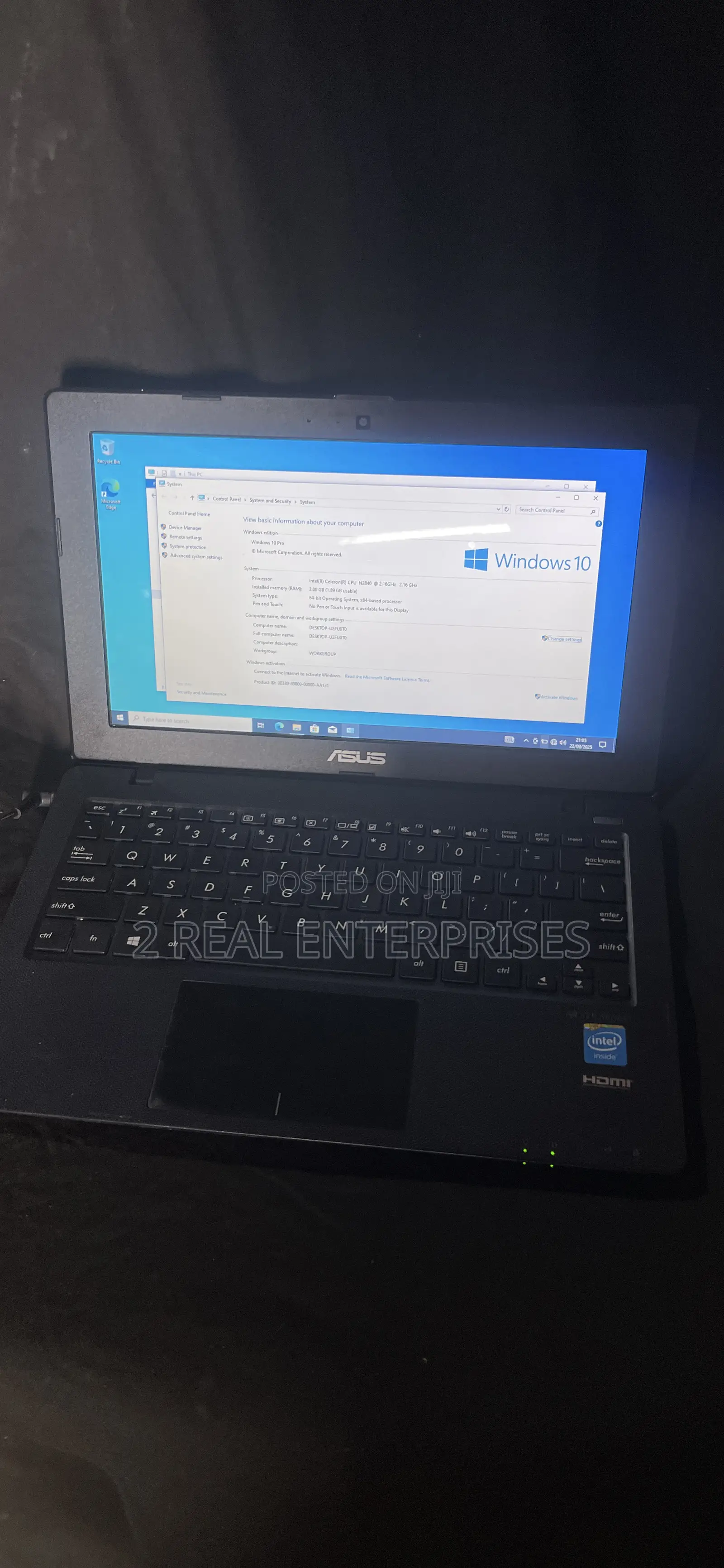 Laptop Asus X200MA 2GB Intel Celeron HDD 256GB