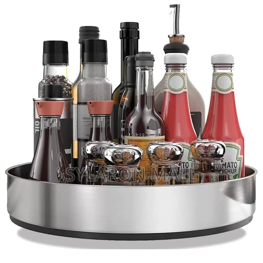 360° Rotating Storage Tray – Multi-Purpose Organizer
