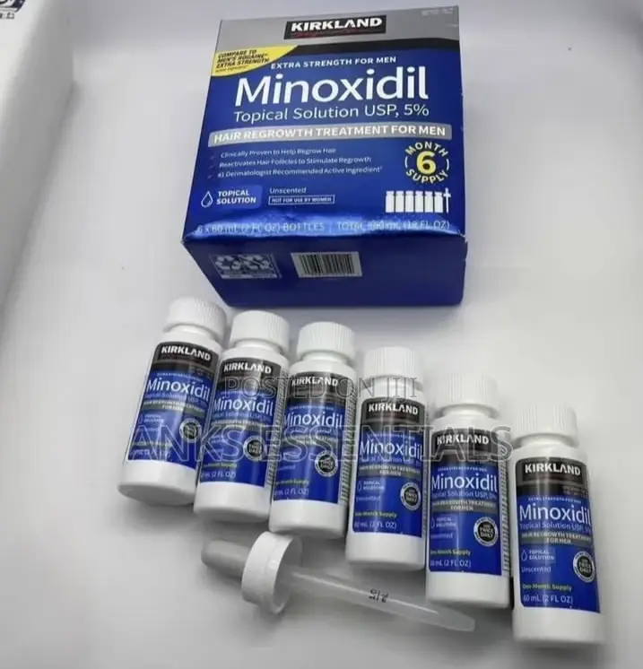 Original Kirkland Minoxidil 5% Hair Growth Solution for Men – 60ml