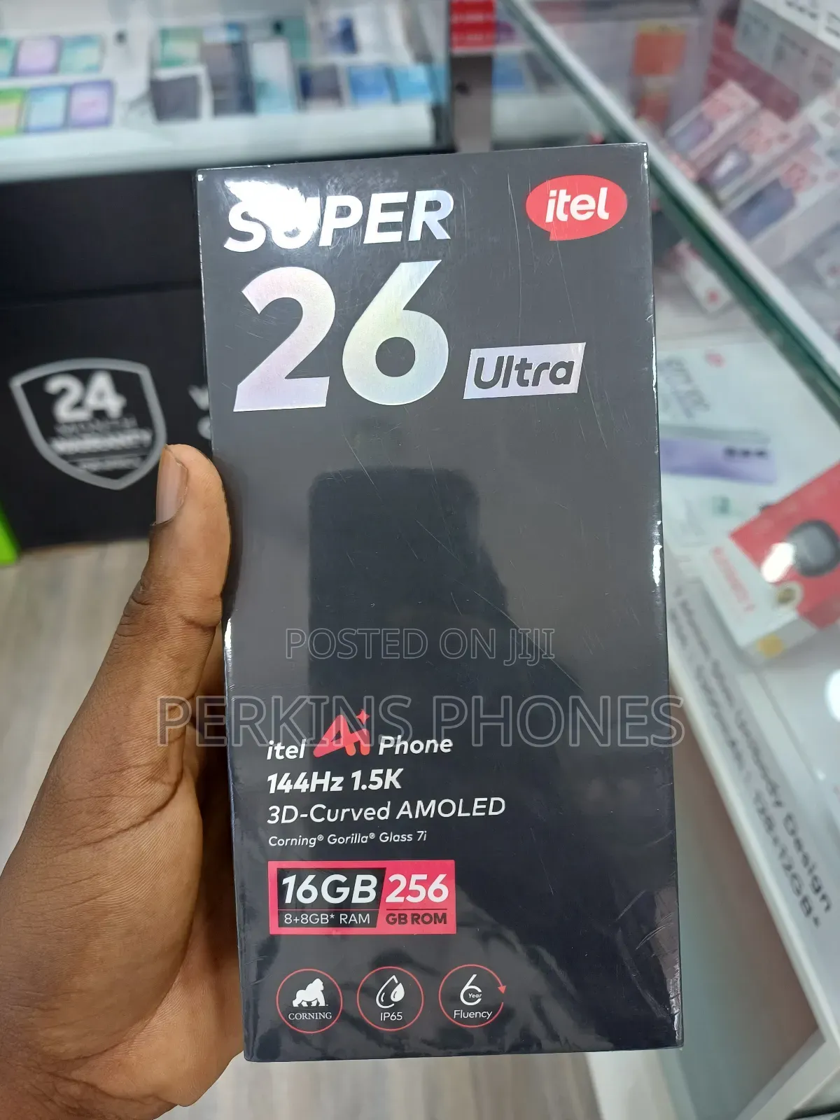 New Itel S26 Ultra 256 GB Black