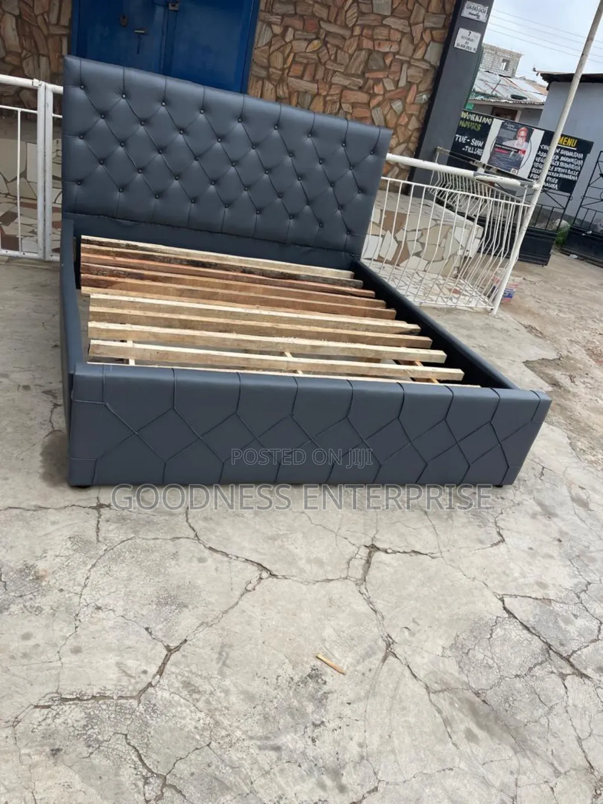 Leather Queens Bed Frame