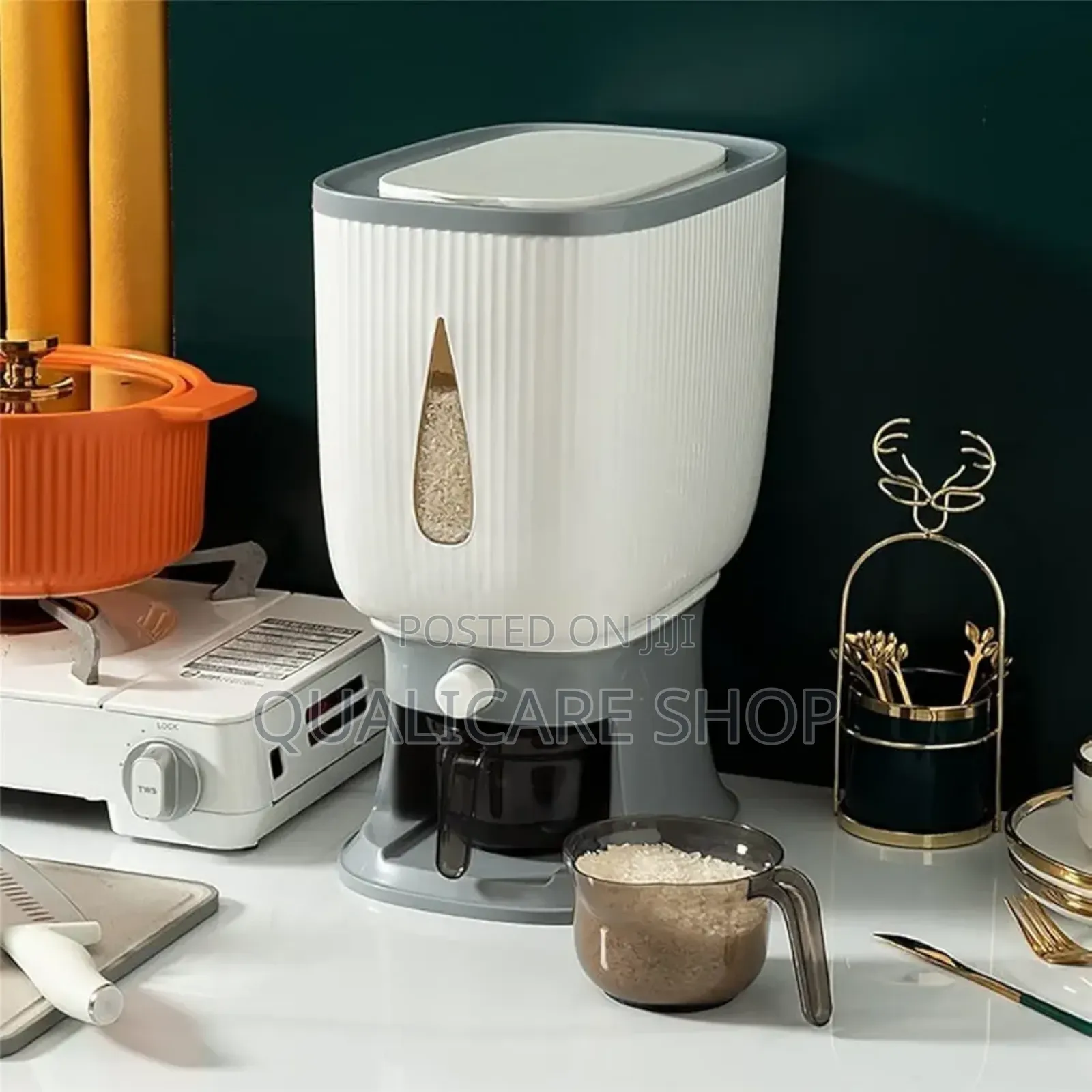 Rice Dispenser - Storage Container 10kg (32.5 X 20.5 X 27.5cm)