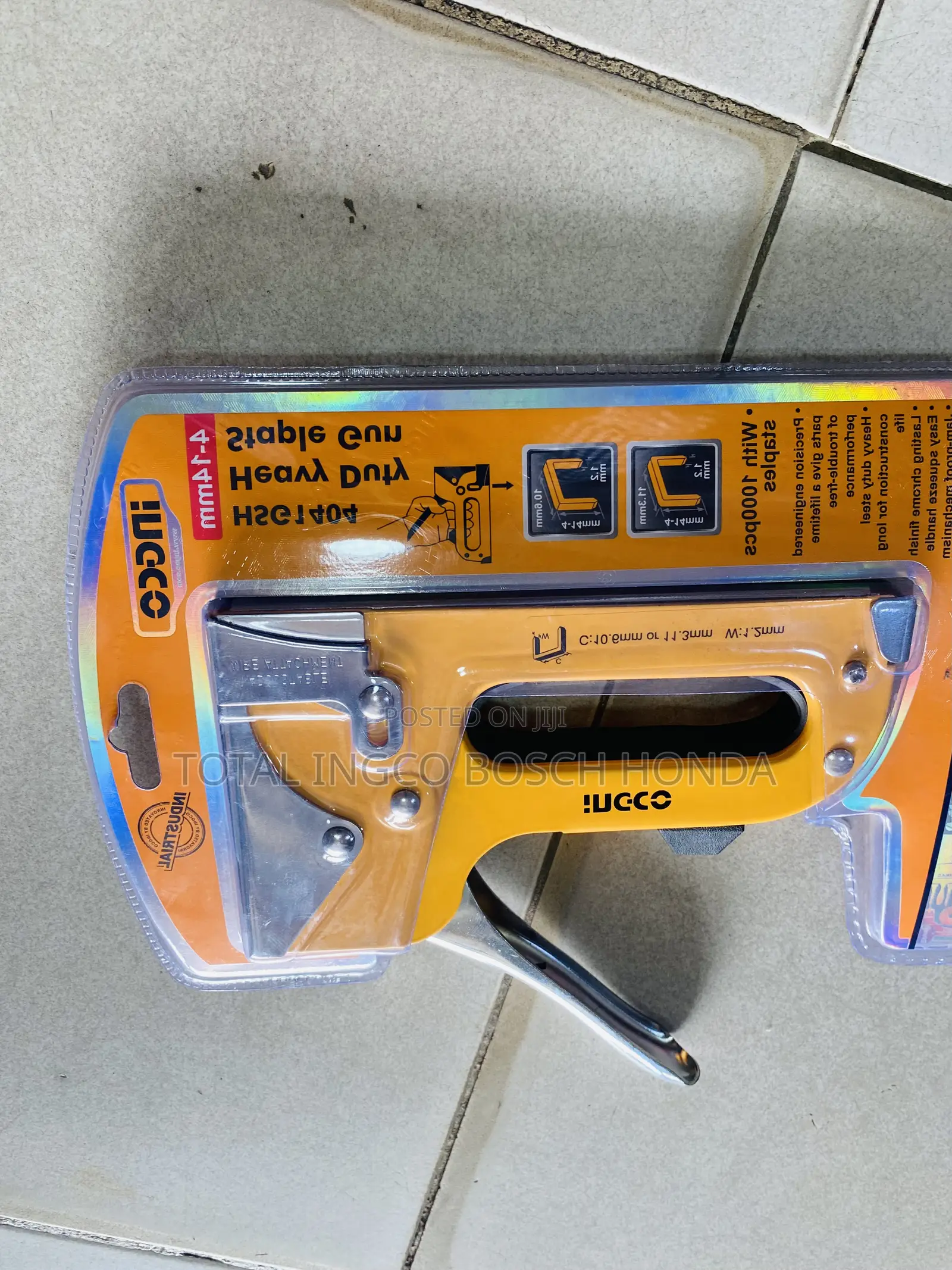 Staple Gun With Staple Pins for Stapling and Nailing